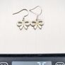 925 Vintage Sterling Silver Bowtie Earrings Image 8