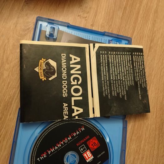 metal gear solid 5 The phantom pain PS4 plus trials fusion disc