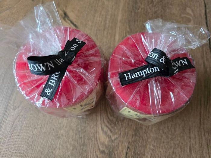 Set of 2 Christmas candles