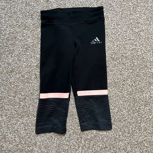 Girls leggings adidas short 6-8yo