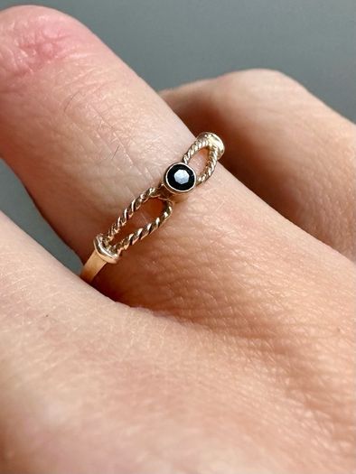 Vintage Black diamond ring