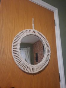 macrame mirror
