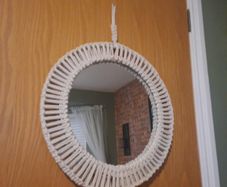macrame mirror