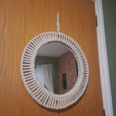 macrame mirror