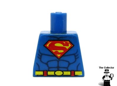 Lego Superman Pre Production Prototype Torso From Lego Superman Magnet 850670 Before Assembly To The Magnet This Torso Has The Hole Punched On The Back Extremely Rare