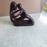 Abstract ceramic mother and child figurine Image 7