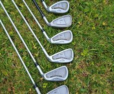 Taylormade rac  irons 3-5-7-8-9-pw-sw golf pride and taylormade grips  In excellent condition