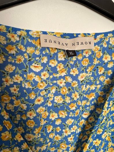 Rowan Avenue Dress size 14 / 16 blue floral mix -  New