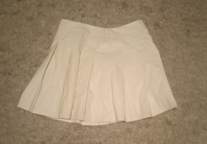 Mini leatherette skirt