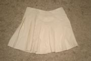 Mini leatherette skirt