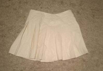 Mini leatherette skirt
