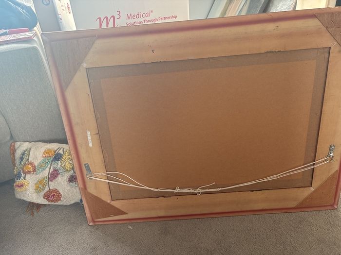 Large decorative mirror