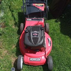 Morrison self-drive lawnmower