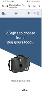 buggy nappy baby bag