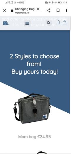 buggy nappy baby bag