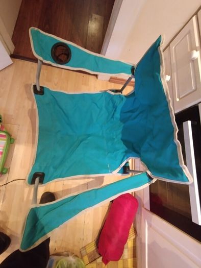 camping tent and chairs