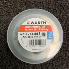 WURTH Thread die HSS DIN EN 22568 6g for metric ISO fine threads