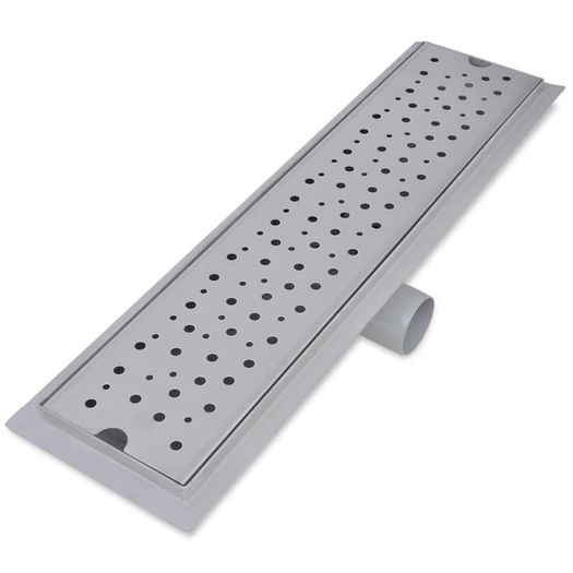 Linear Shower Drain 2 pcs Bubble 530x140 mm Stainless Steel
