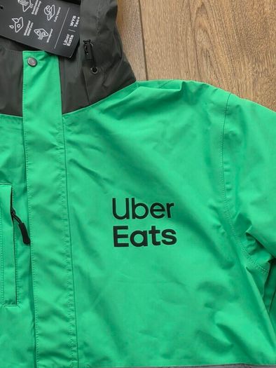 Uber Eats Jacket Size Small