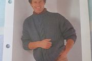 New - Knitting Pattern - Gents Cable Pullover - #