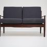 Danish Rosewood Two Seat Sofa attributed to Grete Jalk Image 4