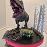 jurassic park diorama custom statue 3d printed and custom painted Image 6