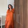 tiered maxi dress Image 2