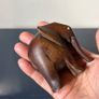 Hand carved wooden elephant Image 8