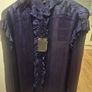 Romatic purple ruffle size 12 massimo dutti Image 9