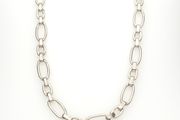 925 Vintage Sterling Silver Paperclip Chain