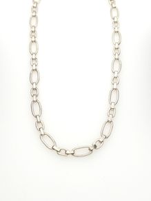 925 Vintage Sterling Silver Paperclip Chain