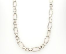 925 Vintage Sterling Silver Paperclip Chain