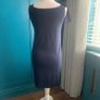 COS navy midi dress. Size XS Image 4
