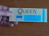 Queen replica concert ticket
