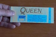 Queen replica concert ticket