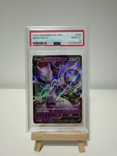 2022 Pokemon Go Japanese #030 Mewtwo V Psa 10