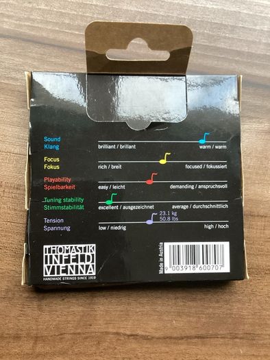 Spirocore 4/4 violin strings