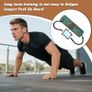 Push Up Board Training Board with Colour Coded Elastic Bands Included Muscle Strengthening Foldable Unisex Beginners Home Travel Image 2
