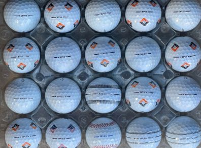 20 used Taylor Made TP5 and TP5x golf balls