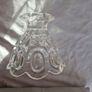A vintage pressed glass footed bowl. Image 3