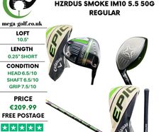 Callaway Epic Max Driver / 10.5 Degree / Hzrdus Smoke iM10 5.5 50g Regular