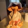 Swedish vintage studio pottery Flower Girl figurine Image 2