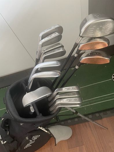 Full 14 Club  Golf Set, TaylorMade/Ping
