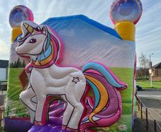 bouncy castle unicord 3d