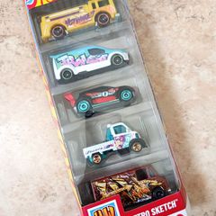 Hot Wheels 2026 HW Metro Sketch Graffiti die-cast 1:64 5-Pack JKG13-JA10C
