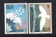 1995 Isle of Man Europa: Peace &amp; Freedom Commemorative Stamps Mint Never Hinged (MNH)