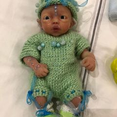 Full Silicone Itsy Bitsy Baby Doll Fairy Flower Elf