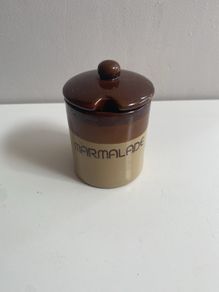 Vintage  pottery marmalade Jar