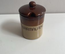 Vintage  pottery marmalade Jar