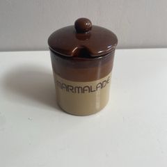 Vintage  pottery marmalade Jar